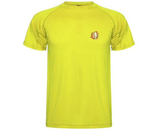 Montecarlo sportshirt met korte mouwen voor kinderen Fluor yellow - Roly K04251CH