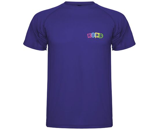 Montecarlo short sleeve kids sports t-shirt Mauve - Roly K04253EM