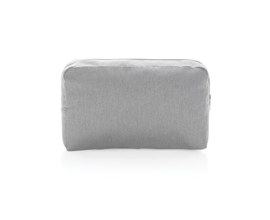Trousse de toilette en toile recyclée non teintée Aware™ Gris - XD Collection P820.782