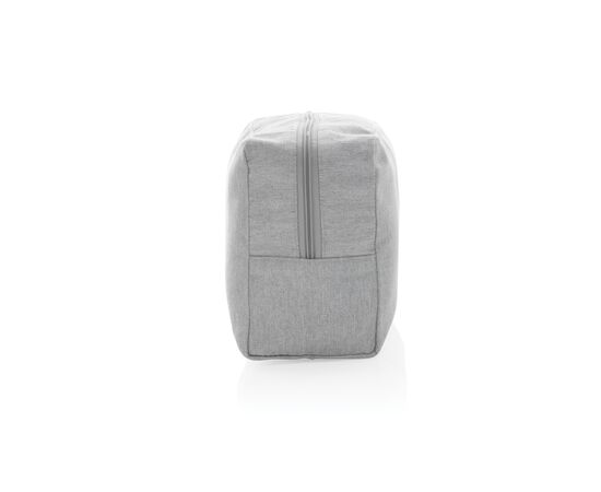 Trousse de toilette en toile recyclée non teintée Aware™ Gris - XD Collection P820.782