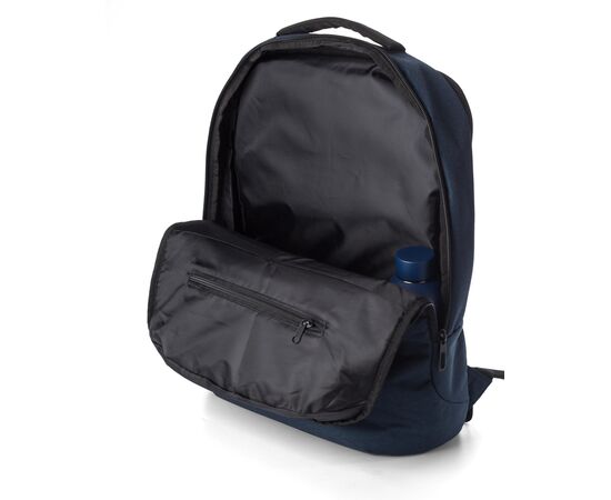 Sac à dos porte-ordinateur en polyester 600D Nicolas Bleu -  1024156.005