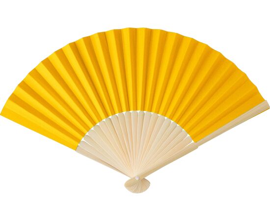 Handfächer aus Bambus Elio Gelb -  1041502.006