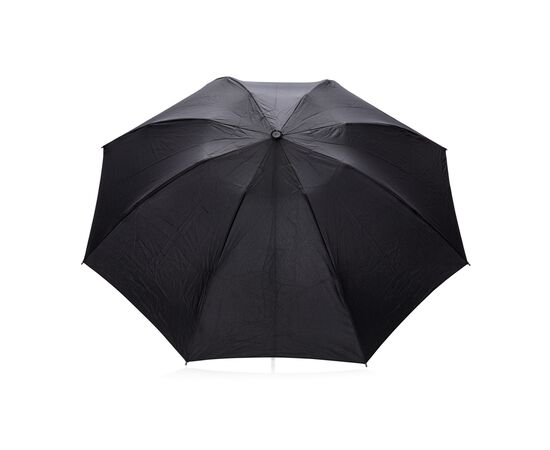 SP AWARE™ 23" opvouwbare omkeerbare auto open/close paraplu Zwart - Swiss Peak P850.461