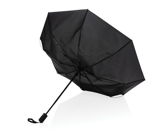 21" Impact AWARE™ RPET 190T auto open/close umbrella Black - XD Collection P850.601