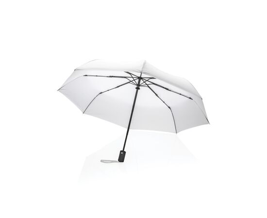 21" Impact AWARE™ RPET 190T auto open/close umbrella White - XD Collection P850.603