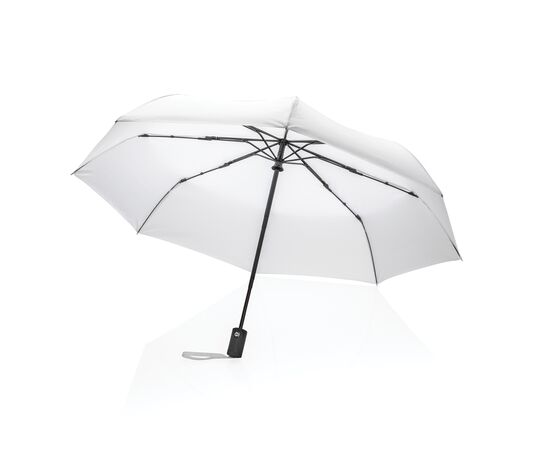 21" Impact AWARE™ RPET 190T auto open/close umbrella White - XD Collection P850.603