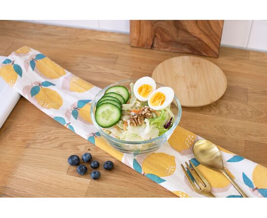 Salatschüssel aus Glas Isabeau Braun -  1042152.011