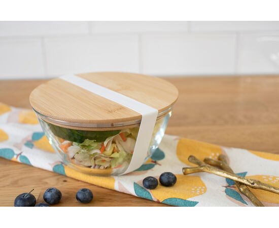 Salatschüssel aus Glas Isabeau Braun -  1042152.011