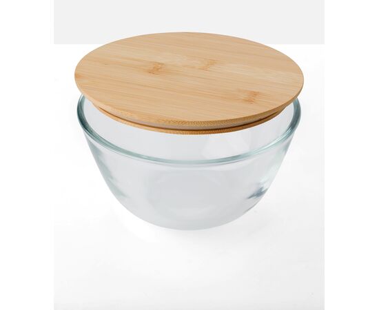 Salatschüssel aus Glas Isabeau Braun -  1042152.011