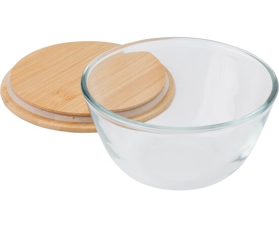 Salatschüssel aus Glas Isabeau Braun -  1042152.011