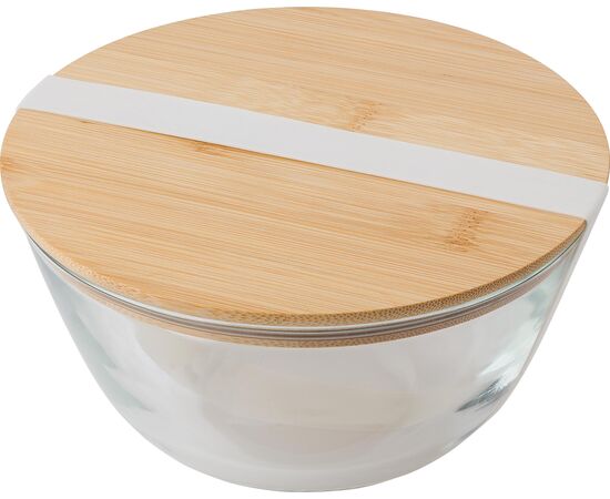 Salatschüssel aus Glas Isabeau Braun -  1042152.011