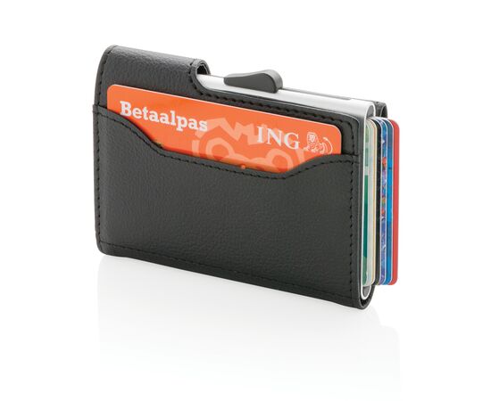 C-Secure RFID Kartenhalter und Geldbörse Schwarz, Silber - C-Secure P850.511