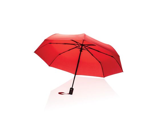 21" Impact AWARE™ RPET 190T auto open/dicht paraplu Rood - XD Collection P850.604