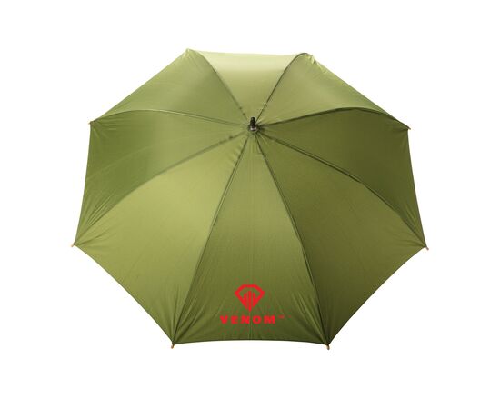 23" Impact AWARE™ RPET 190T auto open bamboo umbrella Green - XD Collection P850.657