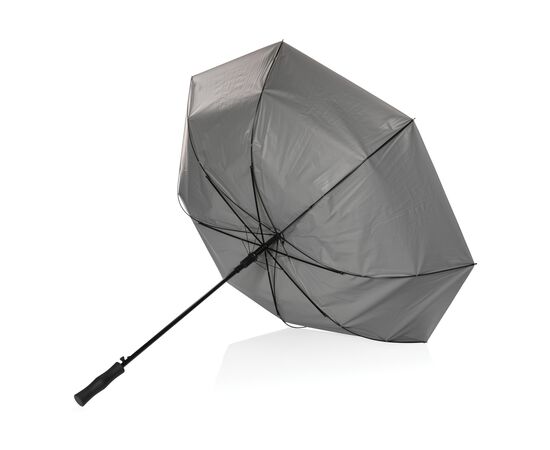 27" Impact AWARE™ RPET 190T dual colour auto open umbrella Silver - XD Collection P850.672