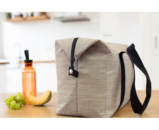 Sac isotherme en polyester 600D Alejandro Gris -  1042184.003