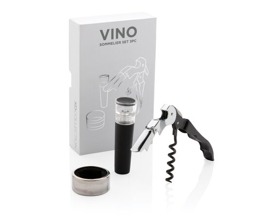 Set sommelier 3pcs Vino Argent - XD Collection P911.072