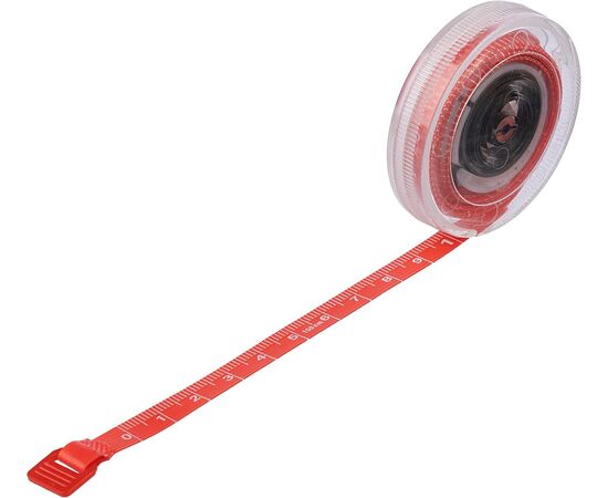 Plastic retractable tape measure Theo Black -  1096680.001