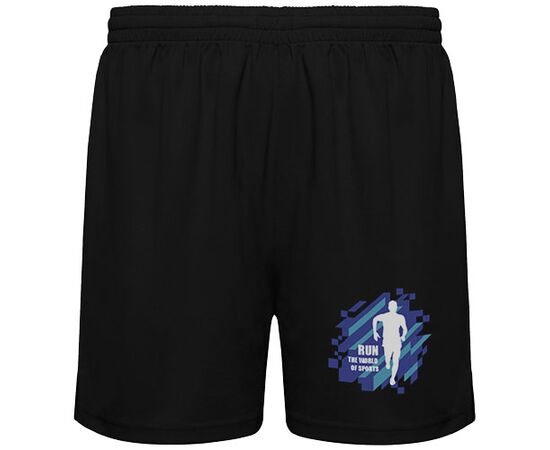 Player unisex sportshort Zwart - Roly R04533O2
