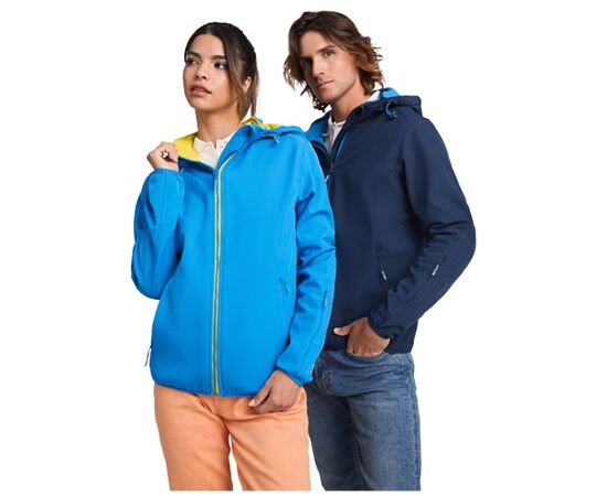 Siberia unisex softshell jack Vermillon orange - Roly R64283J4