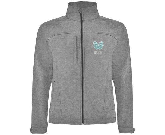 Veste softshell unisexe Rudolph Noir chiné - Roly R64353P1