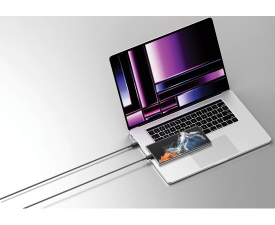 Anker USB-C naar USB-C kabel 1,8 meter 60W Grijs, Zwart - Anker RBA81F6G11