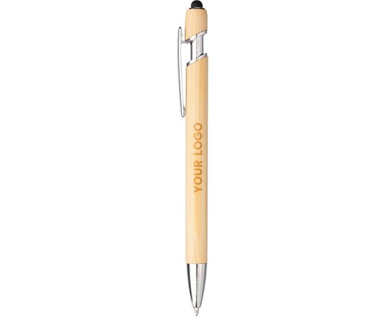 Stylo bille en bambou Manuela Brun -  1097473.011.Blauwschrijvend