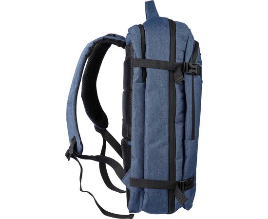 Sac à dos porte-ordinateur de 17'' en polyester rPET 300D Malcolm Noir -  1148485.001