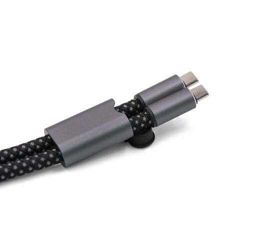 BrandCharger Lany Wristband Charge oplaadkabel Gun metal -  1163688.411