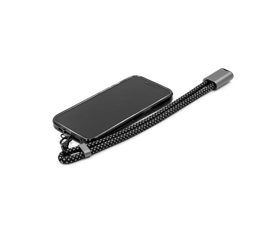 BrandCharger Lany Wristband Charge oplaadkabel Gun metal -  1163688.411
