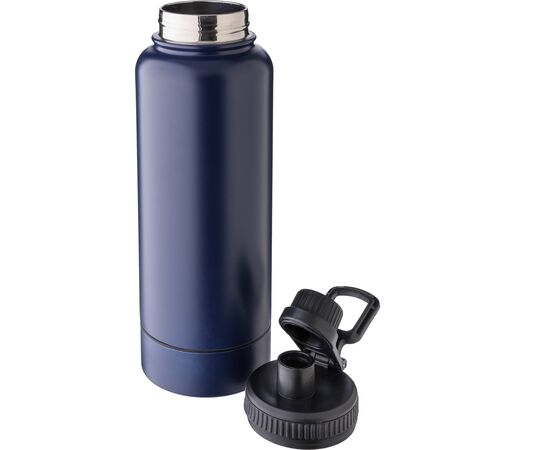 Doppelwandige Edelstahl-Trinkflasche 1000 ml Nathaniel Schwarz -  1171142.001