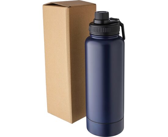 Doppelwandige Edelstahl-Trinkflasche 1000 ml Nathaniel Schwarz -  1171142.001