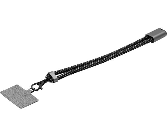 BrandCharger Lany Wristband Charge oplaadkabel Gun metal -  1163688.411