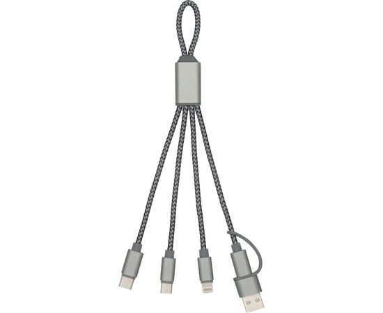 BrandCharger Trident 2 charging cable Gun metal -  1163690.411
