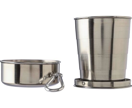 Roestvrijstalen opvouwbare beker Annette Zilver -  1171288.032