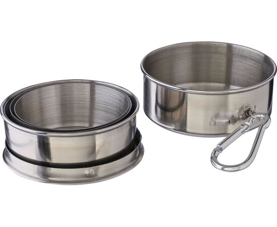 Roestvrijstalen opvouwbare beker Annette Zilver -  1171288.032