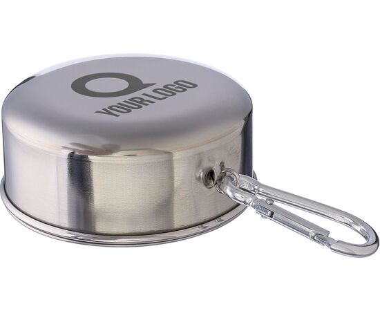 Roestvrijstalen opvouwbare beker Annette Zilver -  1171288.032