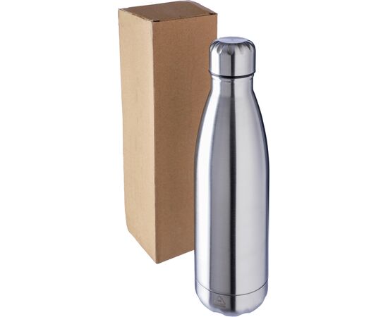 Recycled stainless steel double-walled flask 500 ml Clifford Red -  1171300.008