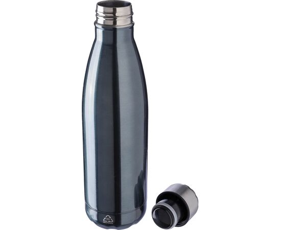 Recycled stainless steel double-walled flask 500 ml Clifford Red -  1171300.008