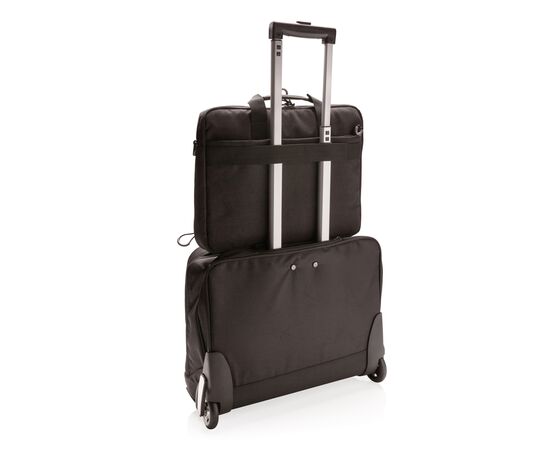 Swiss Peak RFID laptop bag PVC free Black - Swiss Peak P732.351
