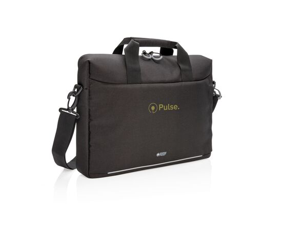 Swiss Peak RFID laptop bag PVC free Black - Swiss Peak P732.351