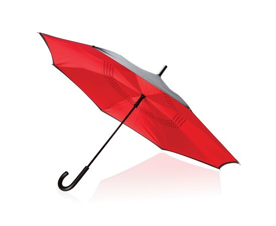 23” manual reversible umbrella Red - XD Collection P850.094