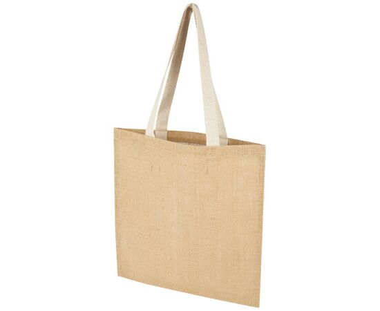 Juta 300 g/m² jute tote bag 7L Natural, White - Unbranded 12067306