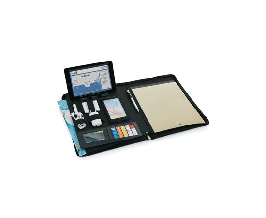 Deluxe Tech Portfolio mit Reißverschluß Grau - XD Collection P772.992