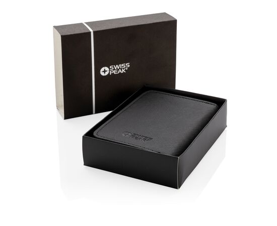Swiss Peak secure RFID modern cardholder Black - Swiss Peak P820.481
