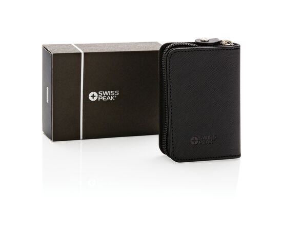 Swiss Peak secure RFID modern cardholder Black - Swiss Peak P820.481