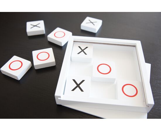 Deluxe Tic-Tac-Toe Spiel Weiß - XD Collection P940.063