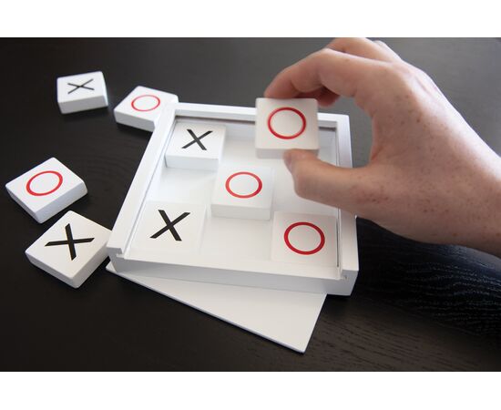 Deluxe Tic-Tac-Toe Spiel Weiß - XD Collection P940.063