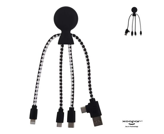 2067 | Xoopar Mr. Bio Wheat Eco-Friendly Cable Schwarz - Xoopar LT41003-N0002