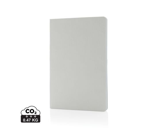 Cahier A5 en papier kraft Salton Blanc - XD Collection P774.483 Cahier A5 en papier kraft Salton Blanc - XD Collection P774.483